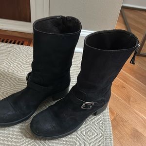 Agl moto suede boots